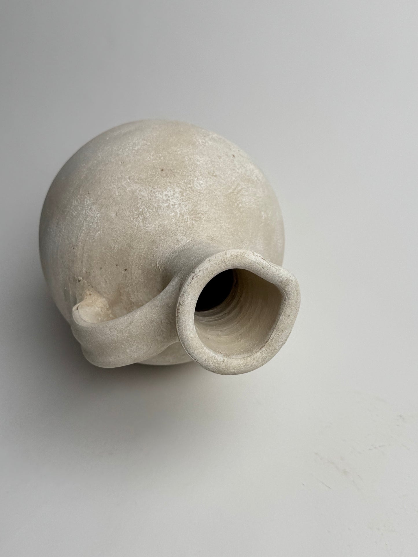 Up-Cycled | Large Off-White Mediterranean Style Jug