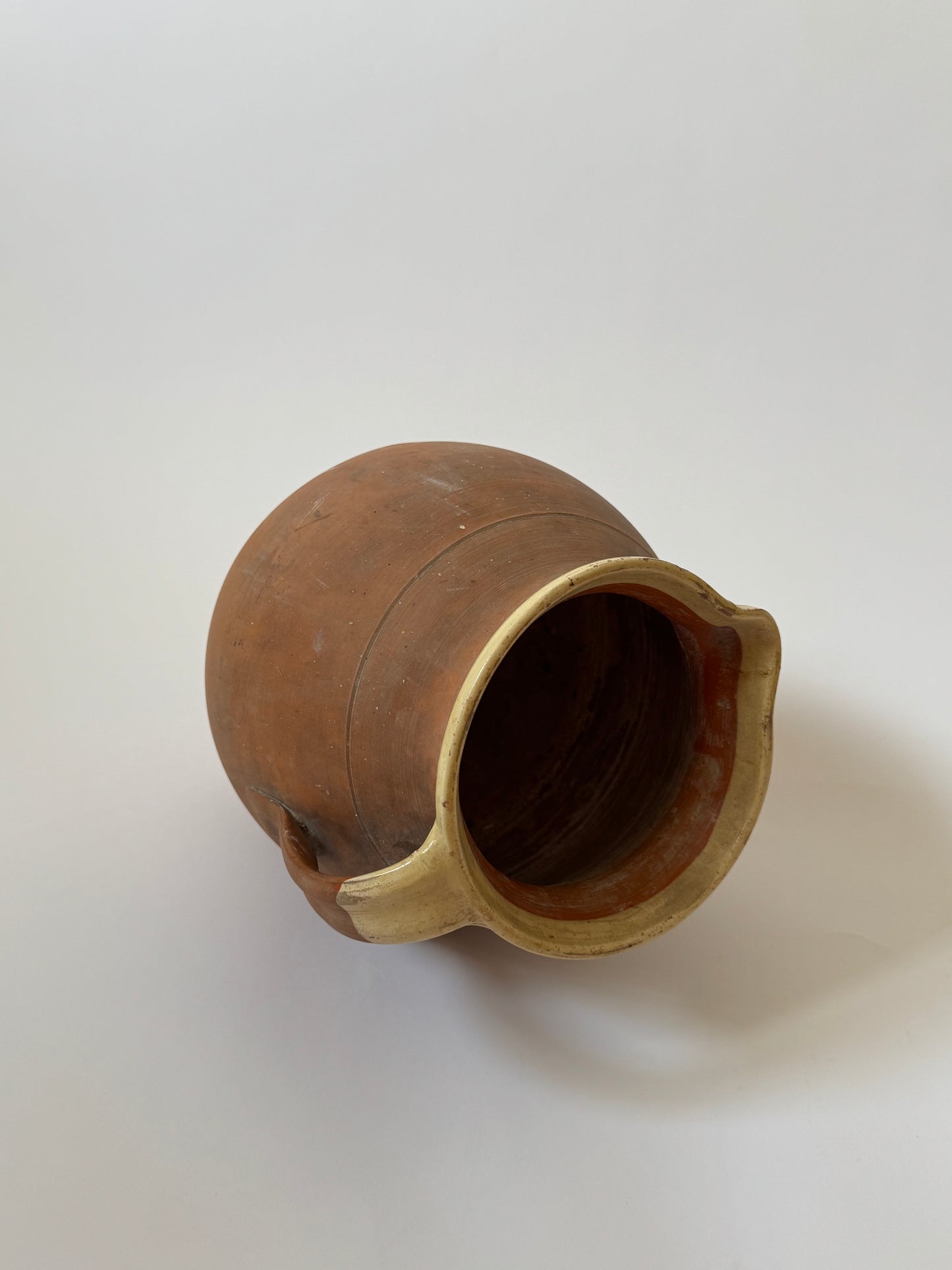 Large Aged Terracotta Jug