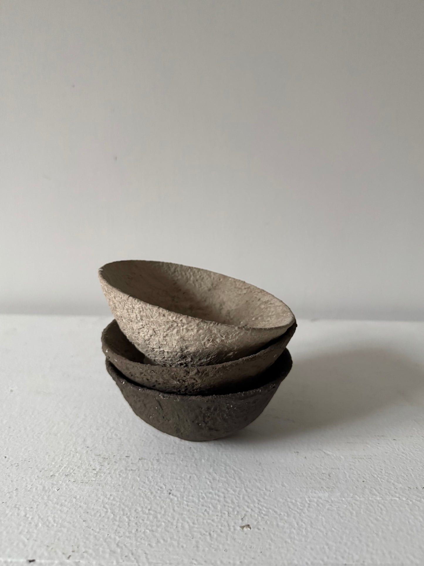 EARTH | small neutral textured decorative bowls