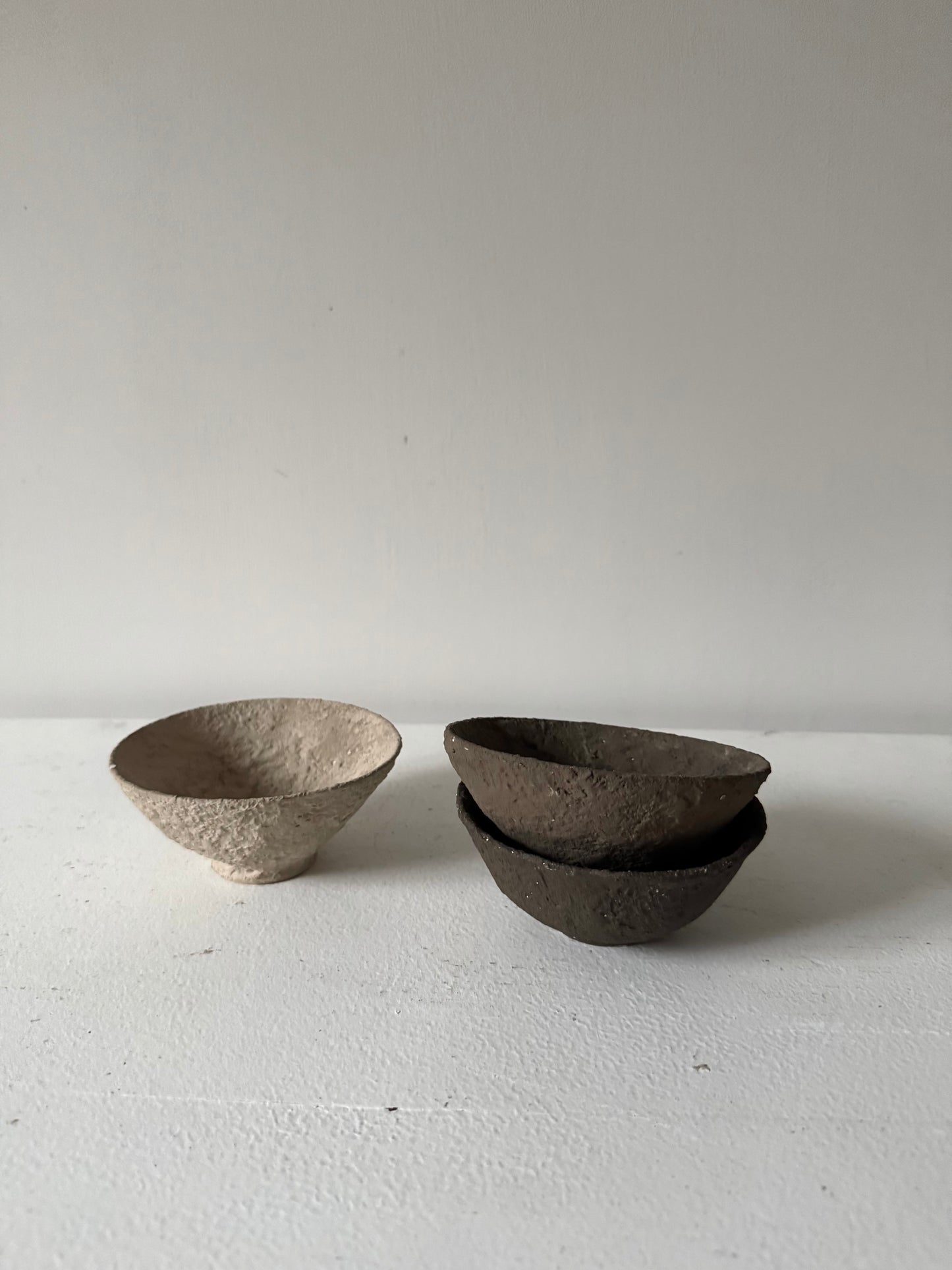EARTH | small neutral textured decorative bowls