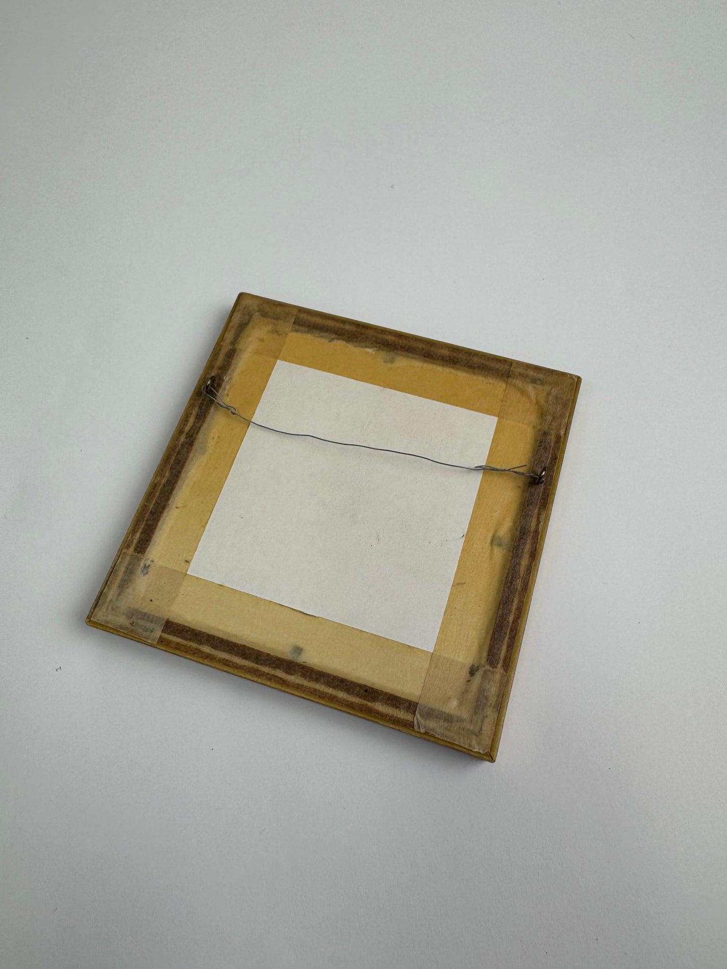 Small Vintage gold framed print