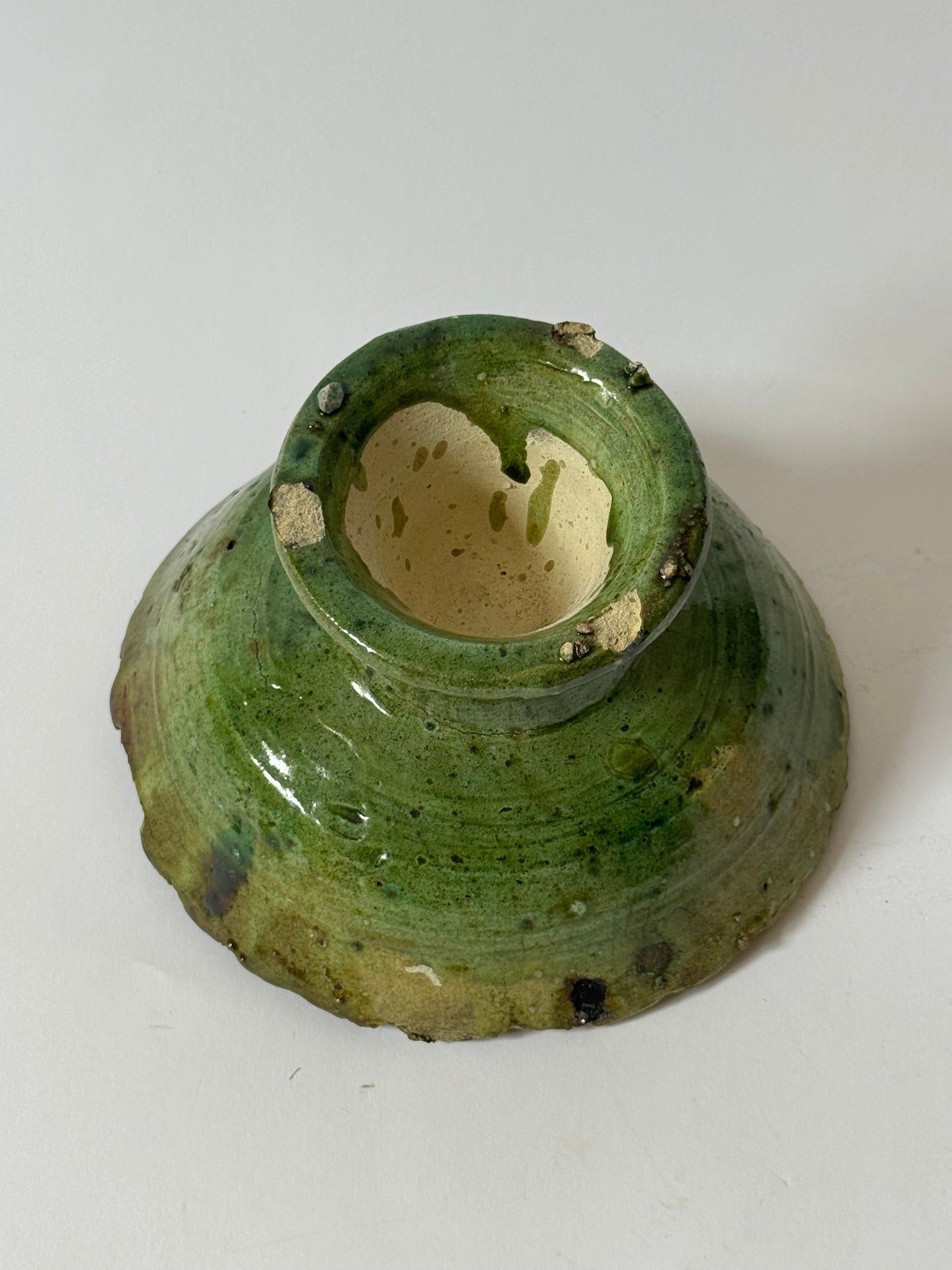 Green Moroccan Pedestal Bowl