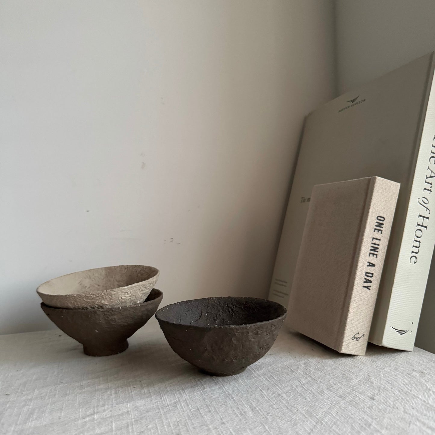 EARTH | small neutral textured decorative bowls