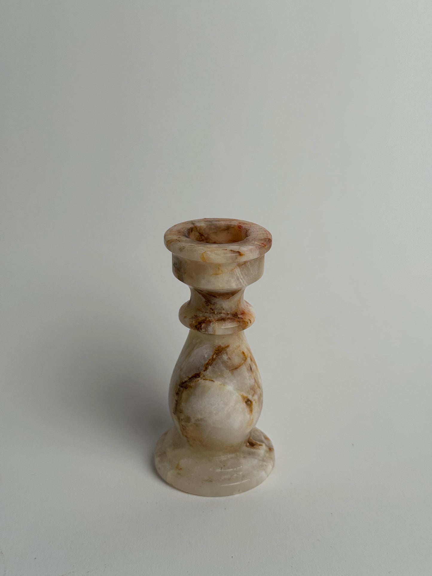 Vintage Onyx Candle Holder