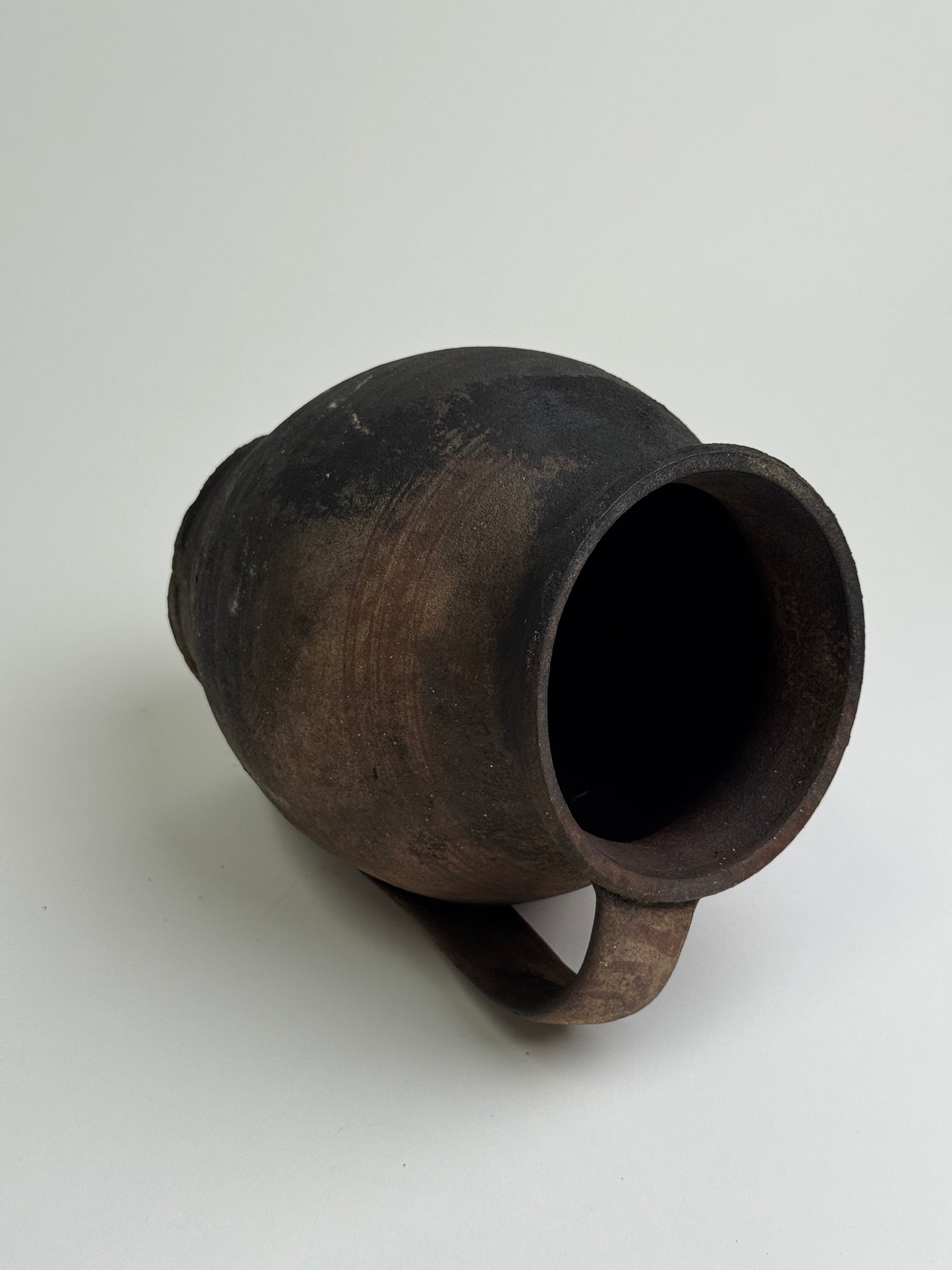 Deep Earthy Brown Mediterranean Jug