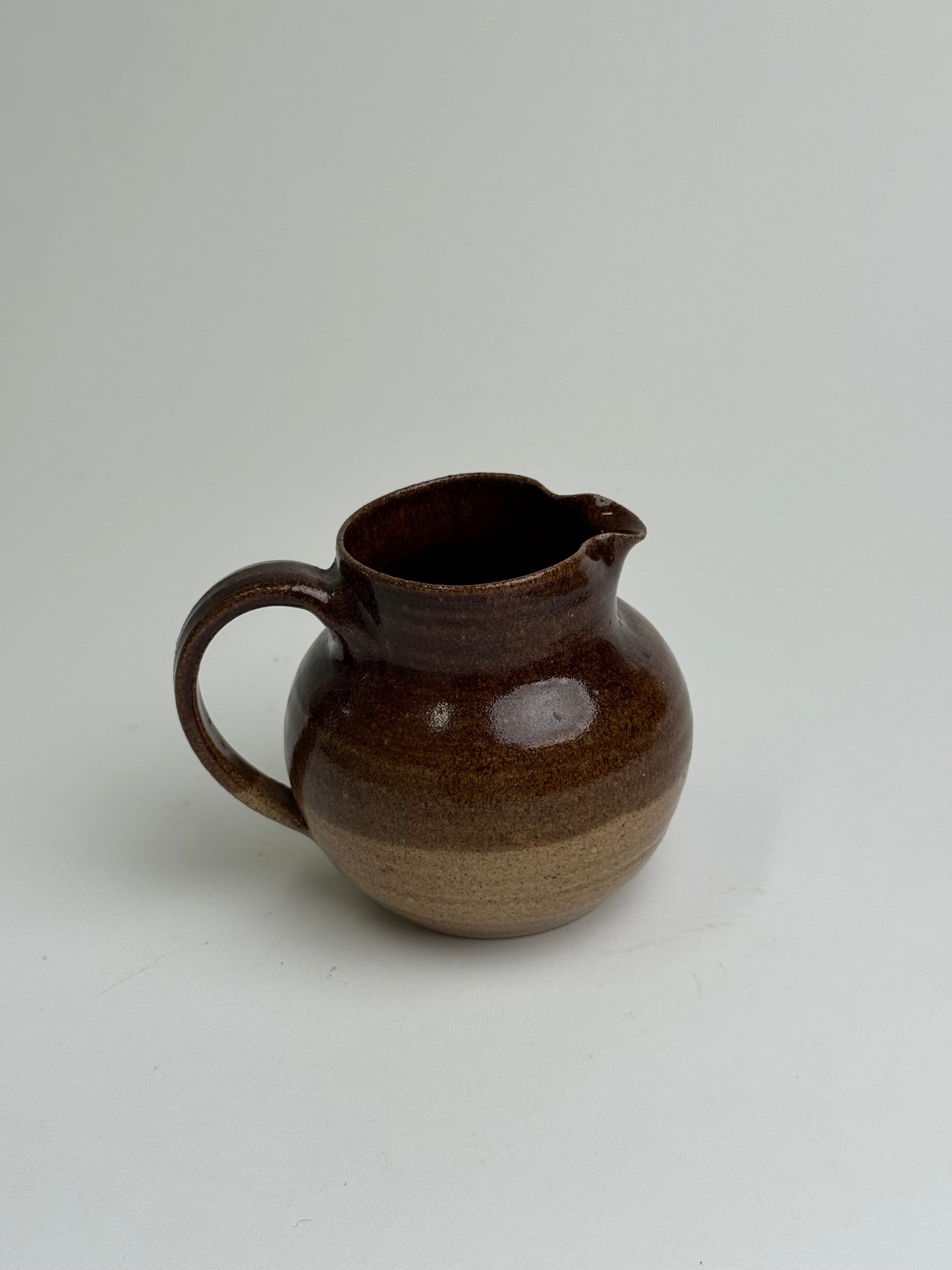 Two toned brown vintage jug
