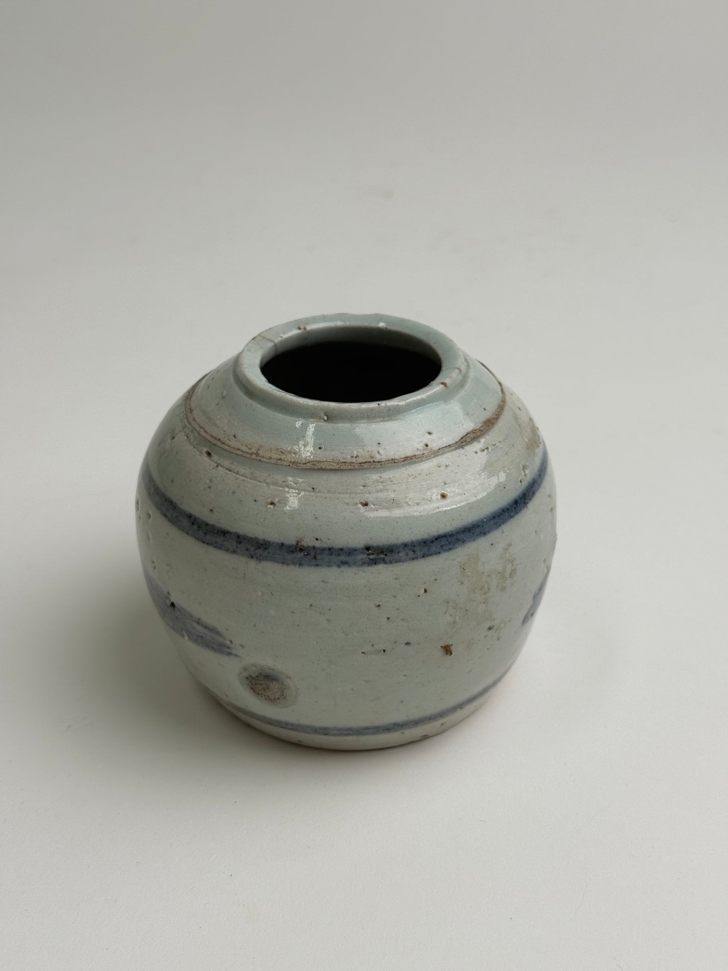 Pale Blue Antique Ginger Jar