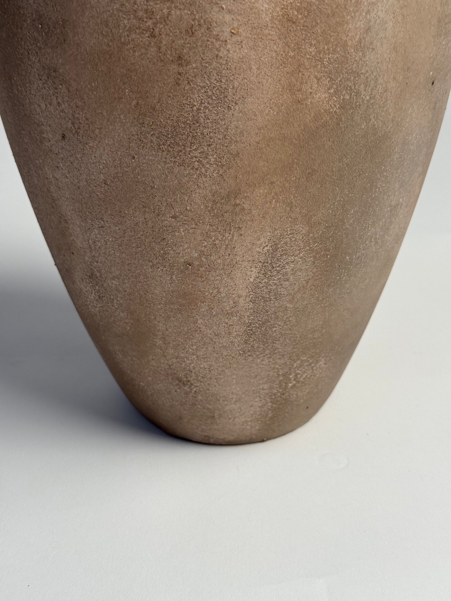 Up-cycled | WATERTIGHT warm beige earthy clay-like urn