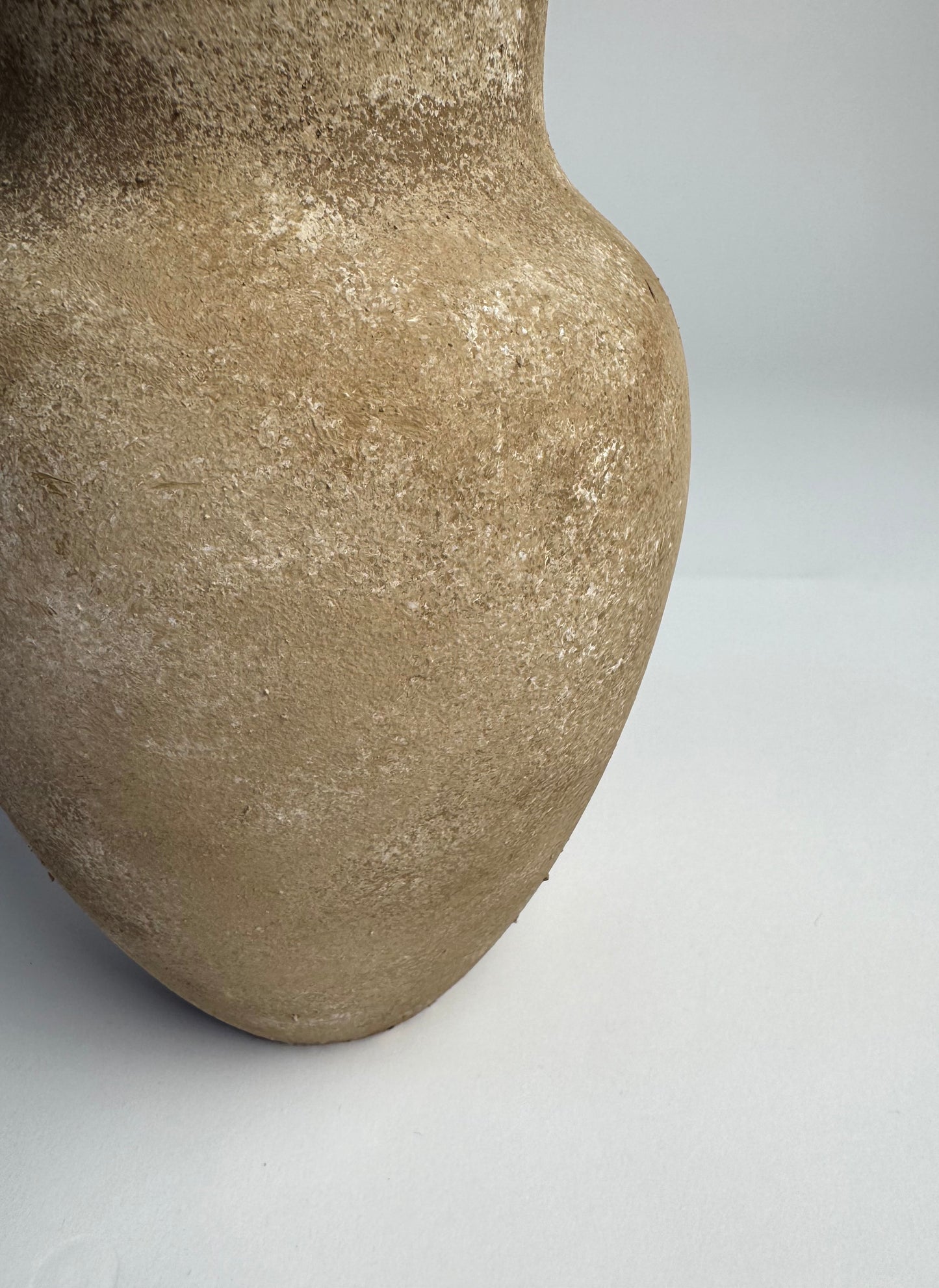 Up-cycled | medium warm brown tapered vase