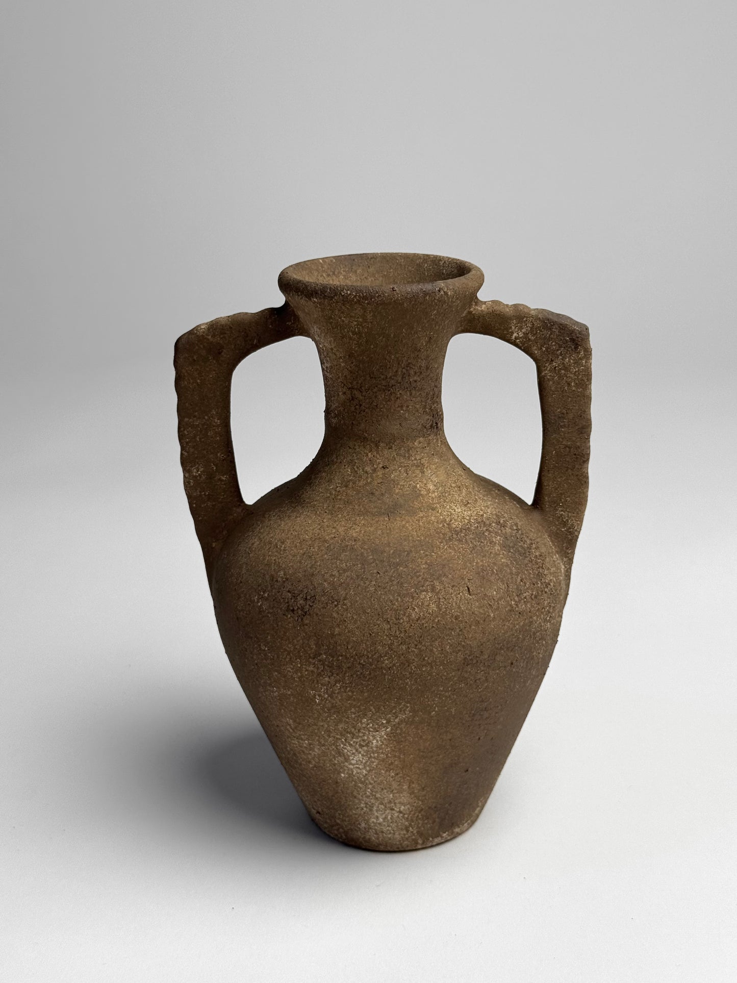 Up-cycled | warm earthy brown double handled amphora