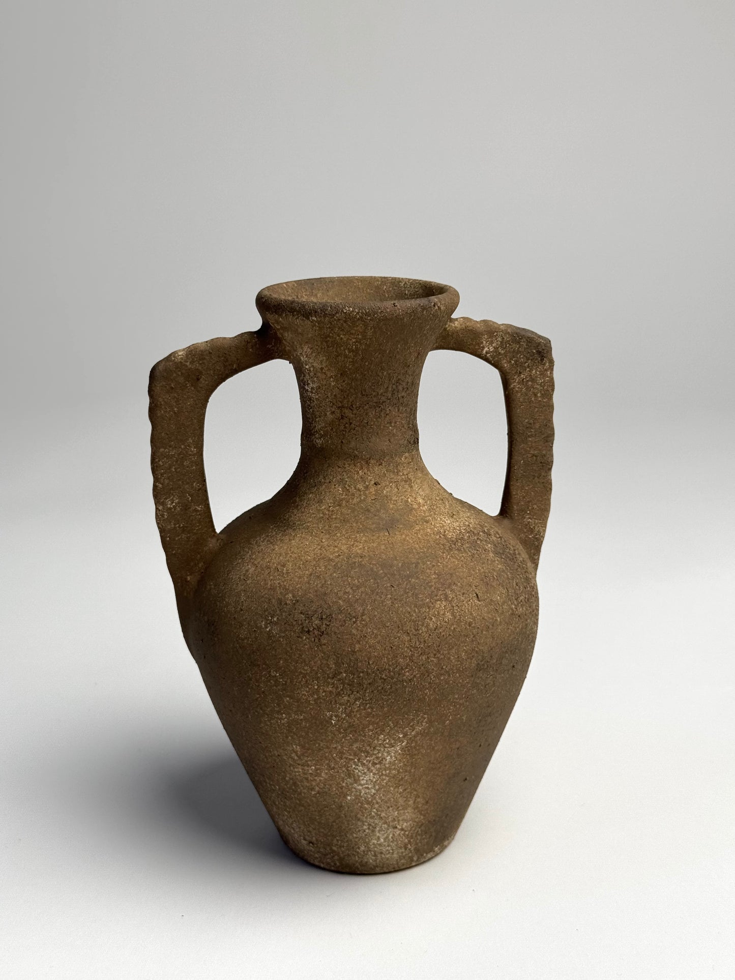 Up-cycled | warm earthy brown double handled amphora