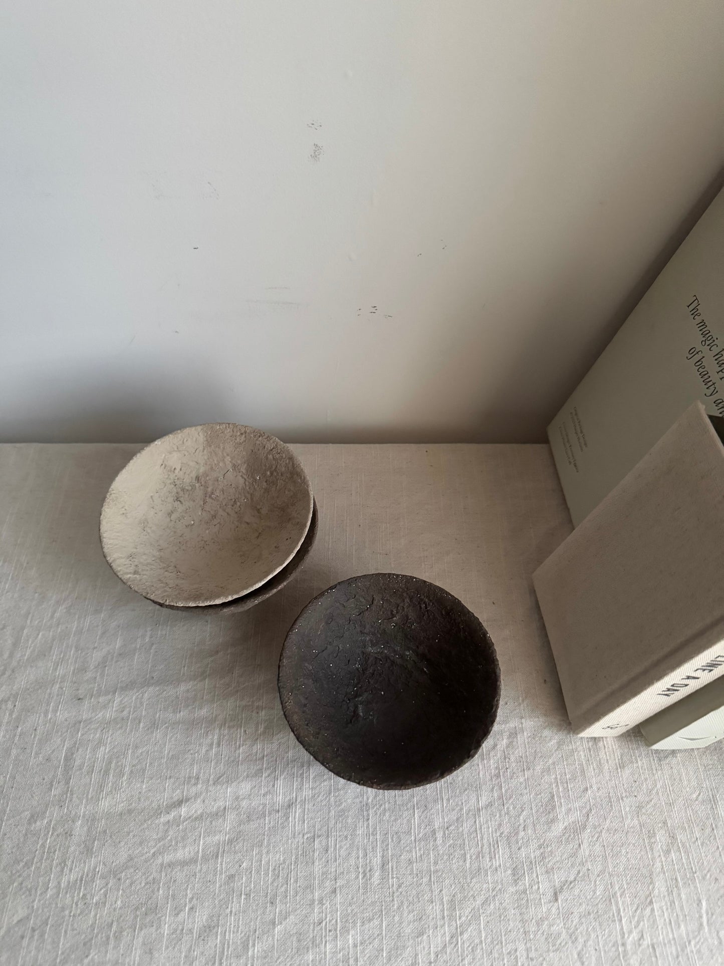 EARTH | small neutral textured decorative bowls