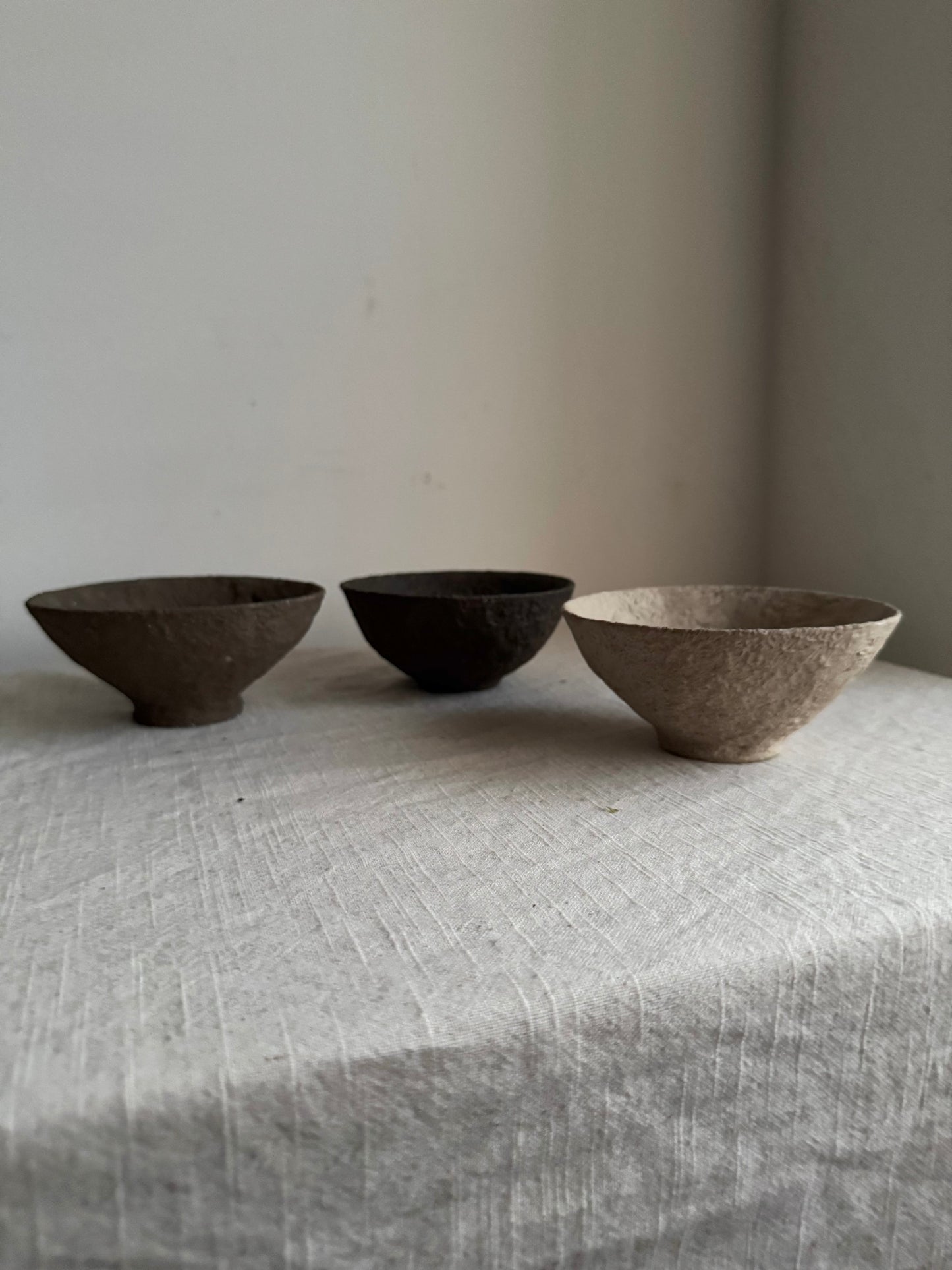 EARTH | small neutral textured decorative bowls