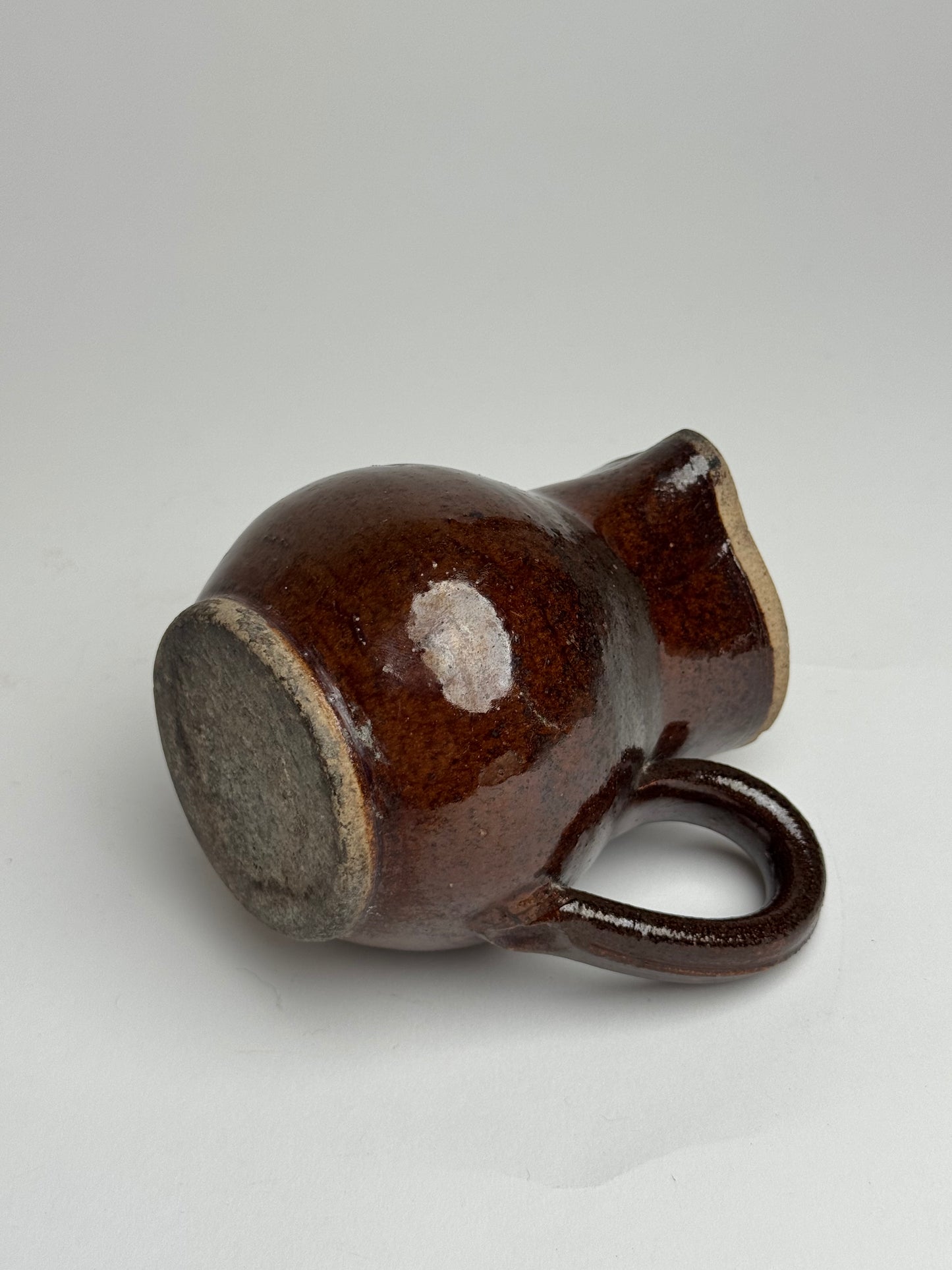 Rich Brown French Milk Jug