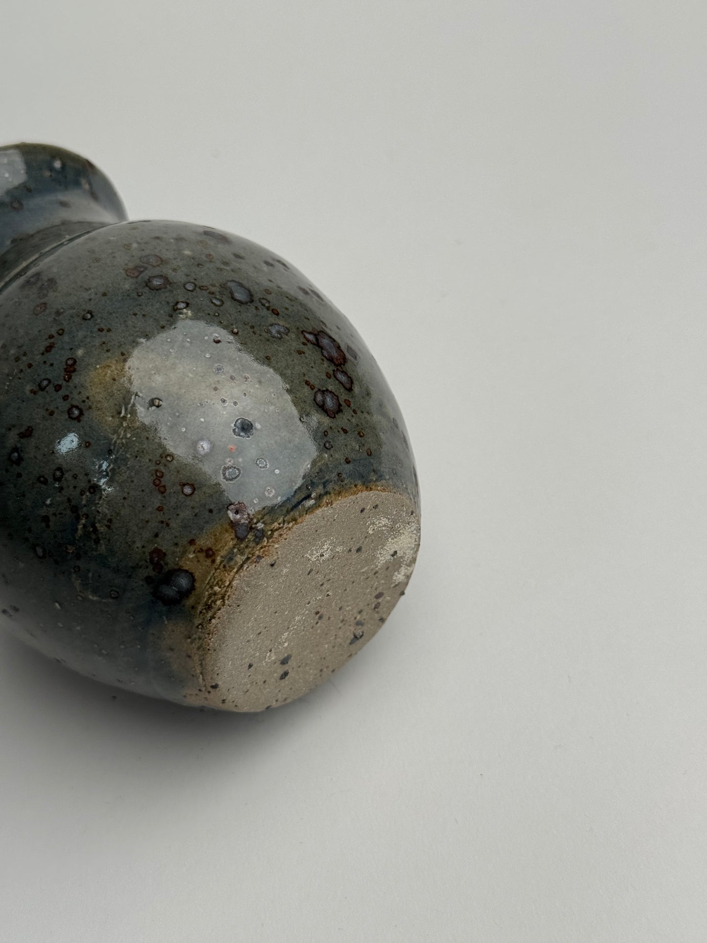 Muted Blue Green Mottled Jug