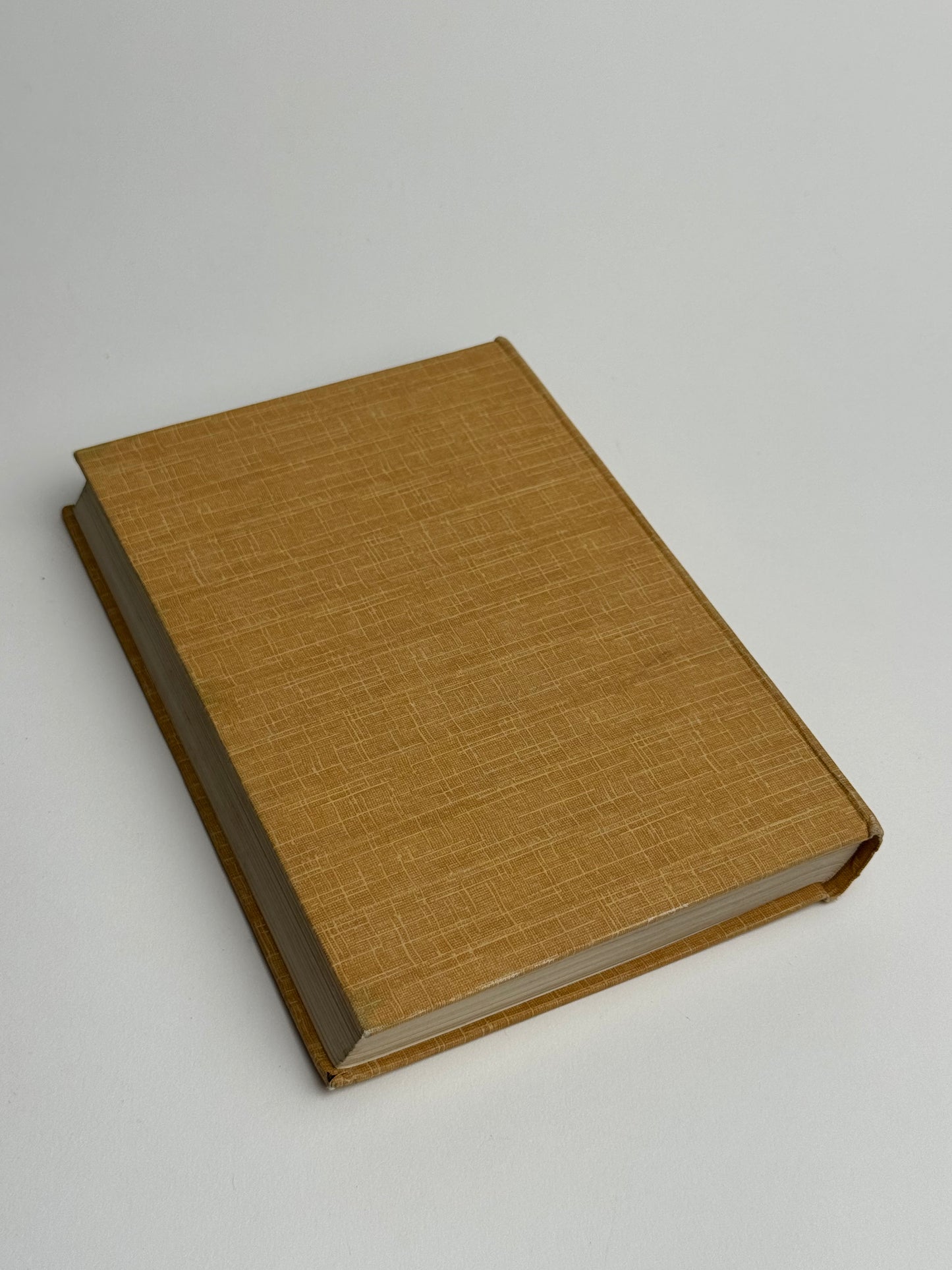Mustard Beige Vintage Book