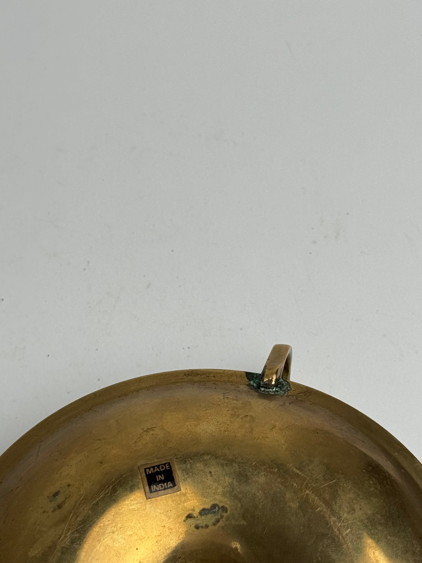 Vintage Brass Floral Candle Holder