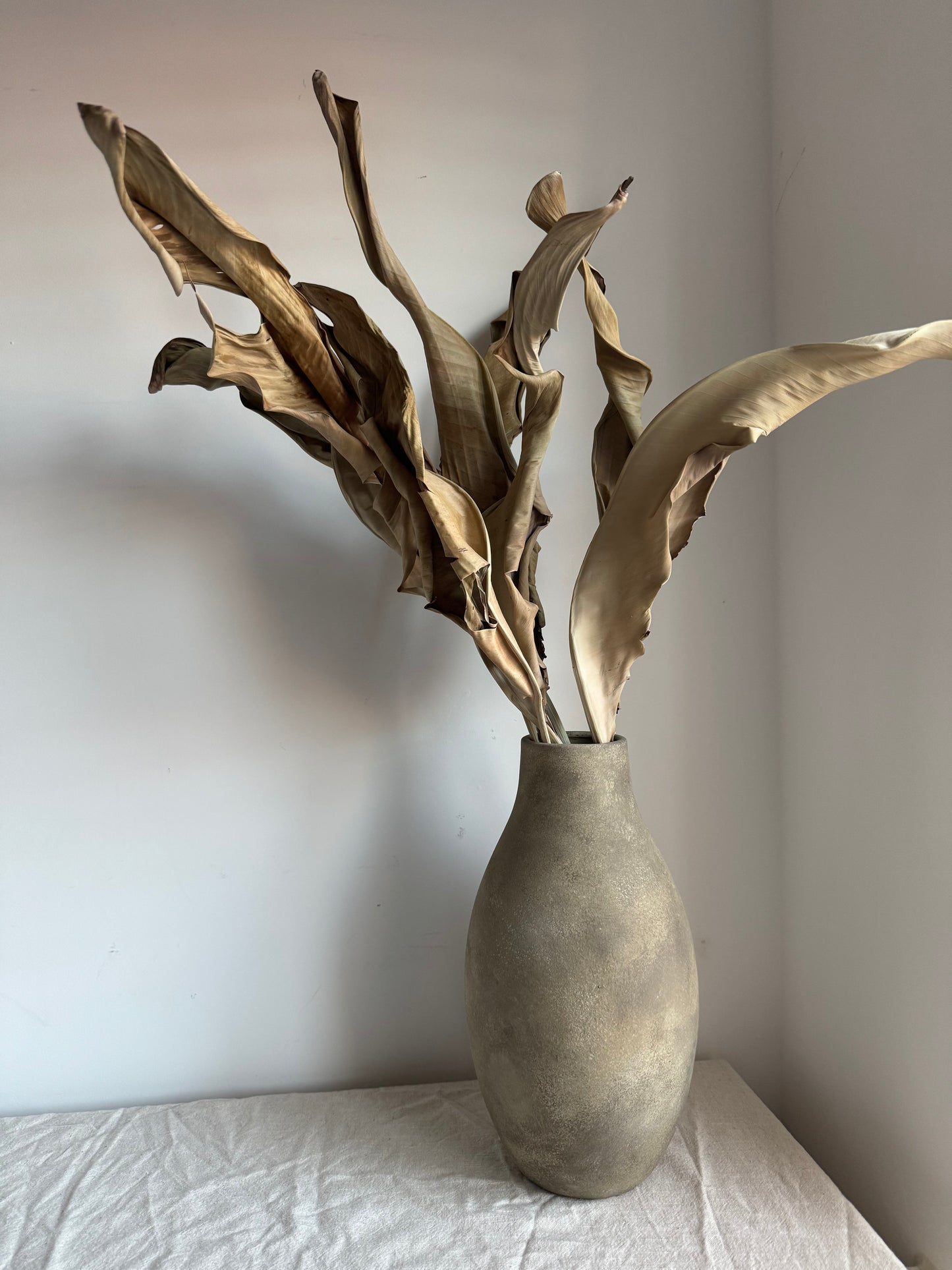 EARTH | warm earthy brown tapered vase