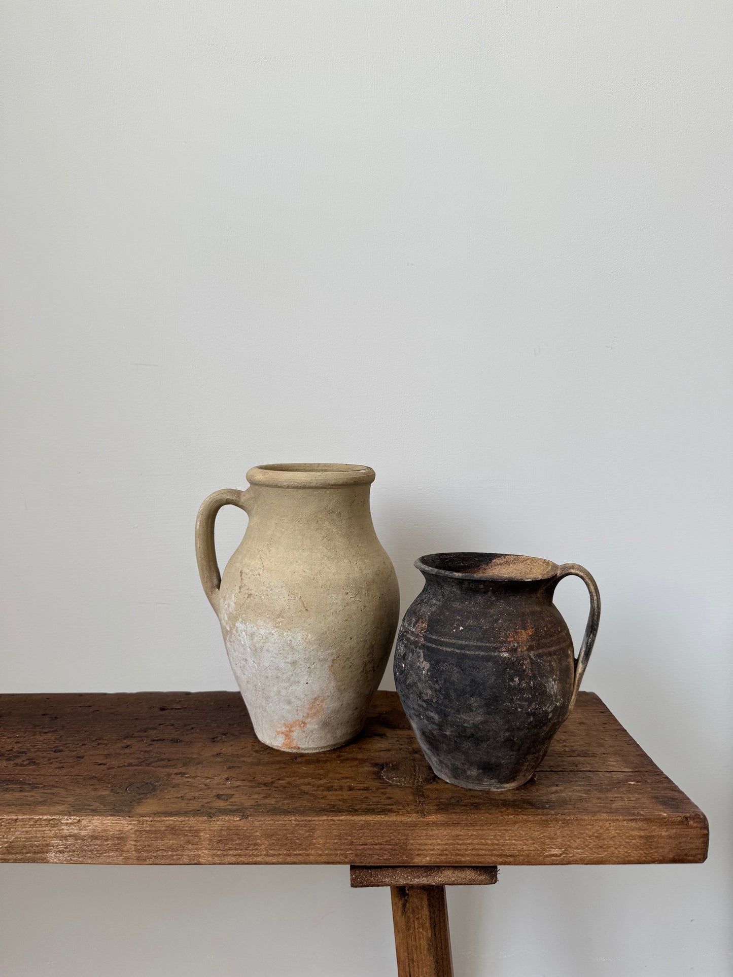 Vintage Hand Thrown Earthenware Jug