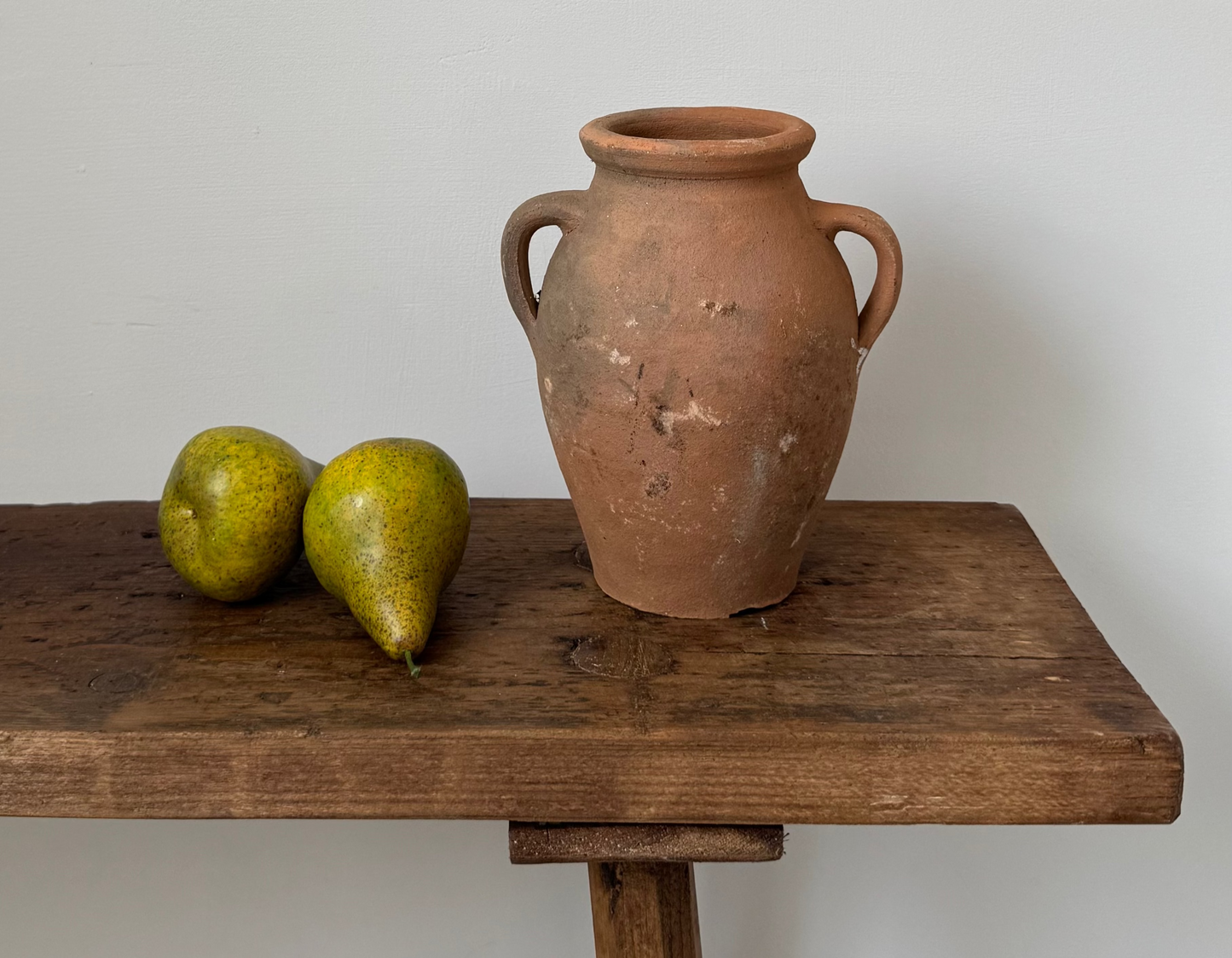 Twin Handled Turkish terracotta Vessel
