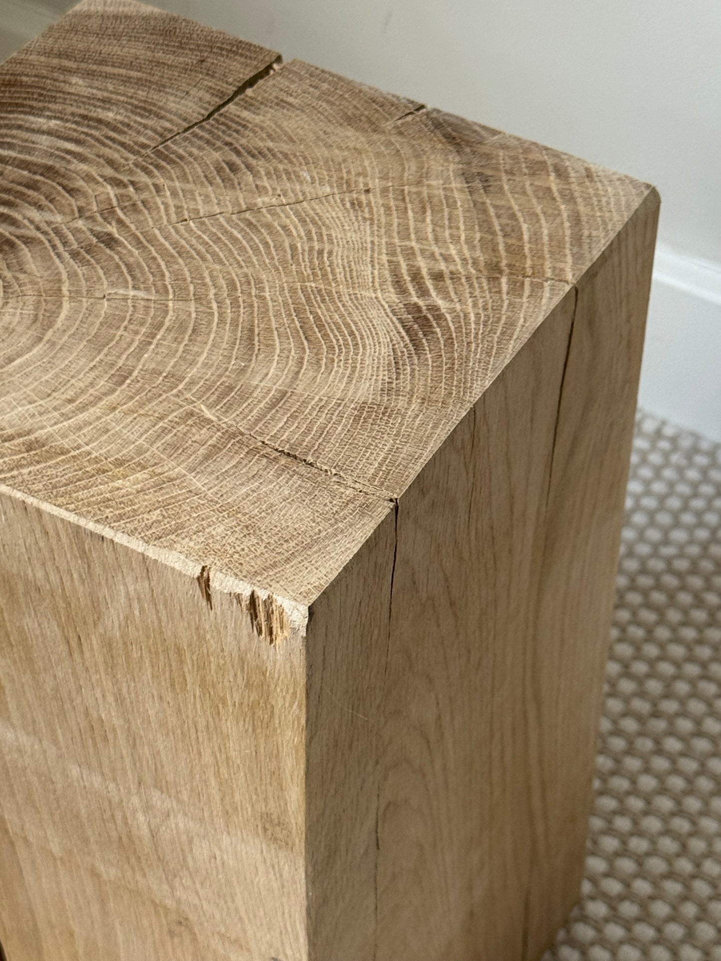 Solid Oak Wood Plinths
