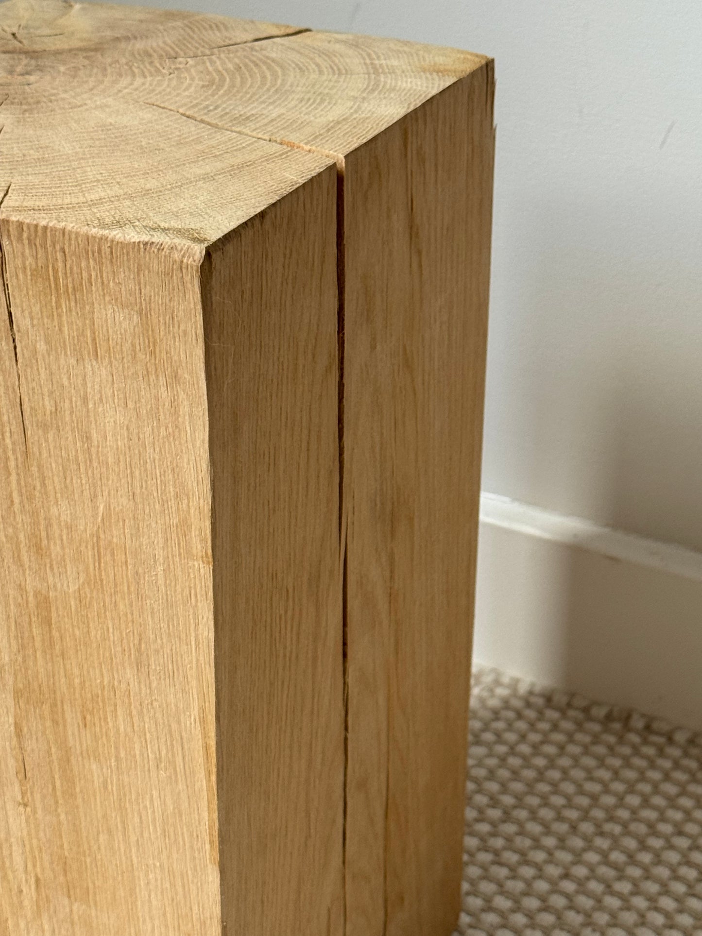 Solid Oak Wood Plinths