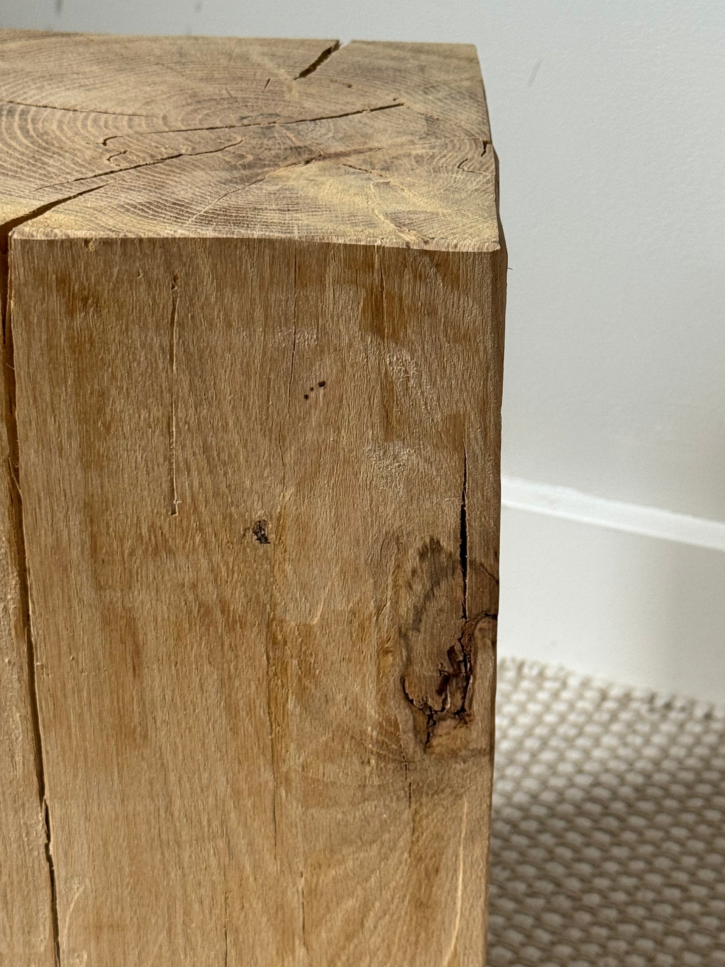 Solid Oak Wood Plinths