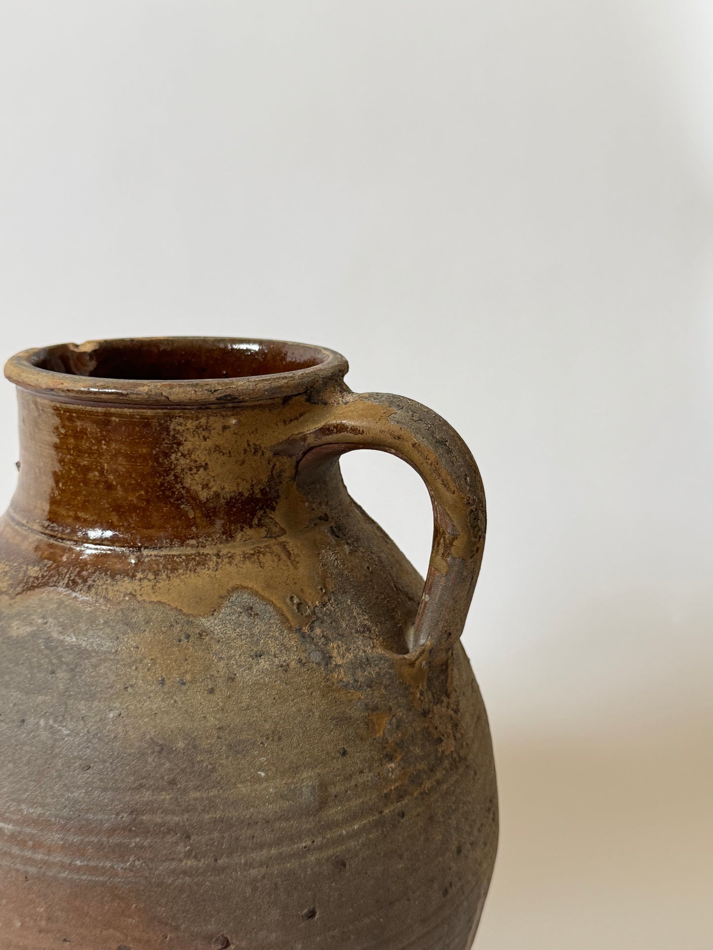 Large Rounded Earthenware Jug