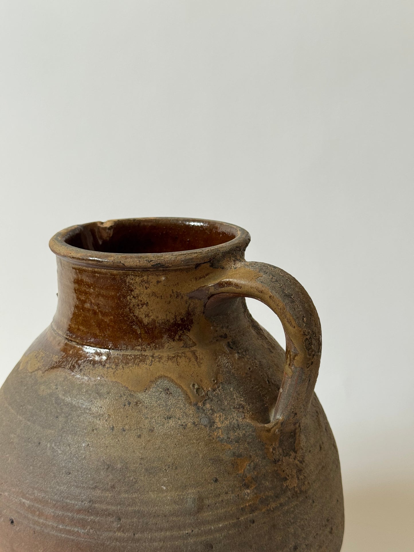 Large Rounded Earthenware Jug