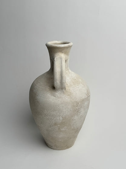 Up-Cycled | Large Off-White Mediterranean Style Jug