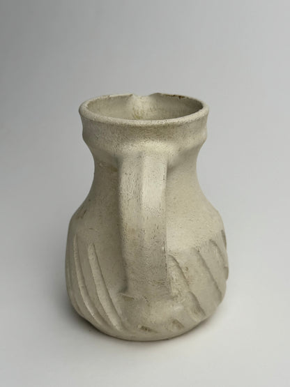 Up-Cycled | Line Detail Cream Rustic Jug