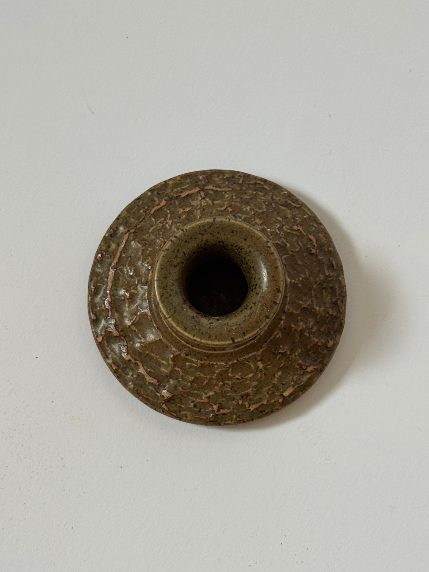 Studio Pottery Candle Holder