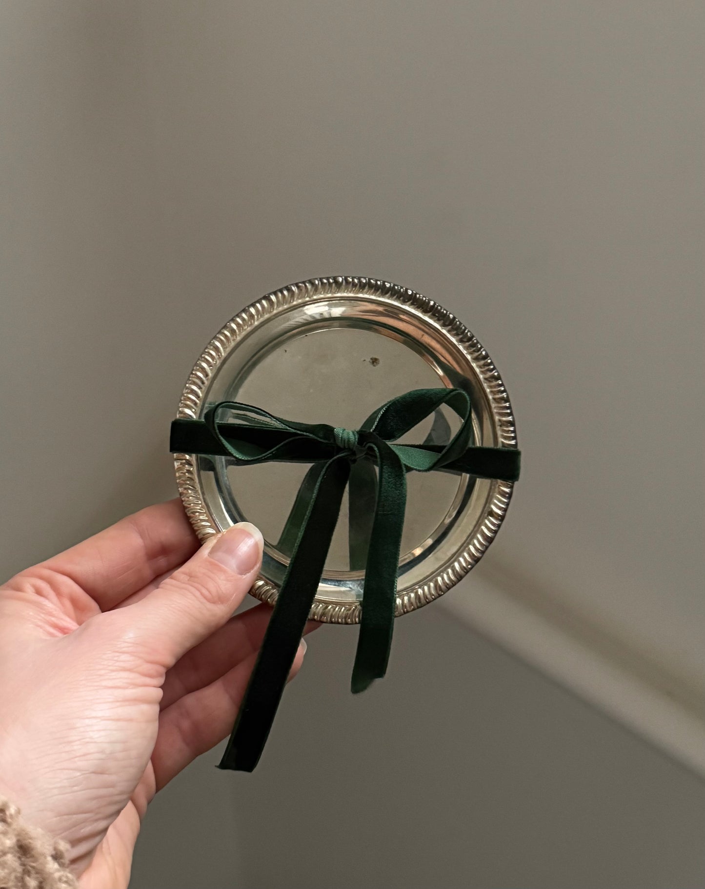 Small Vintage Silver Dish