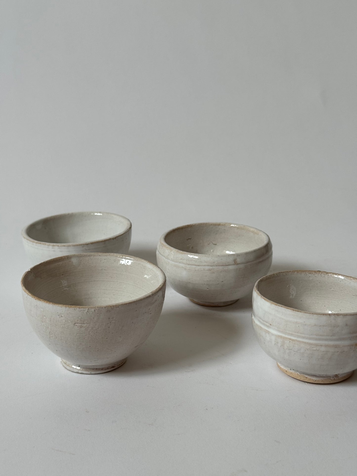 White Studio Pottery Bowls