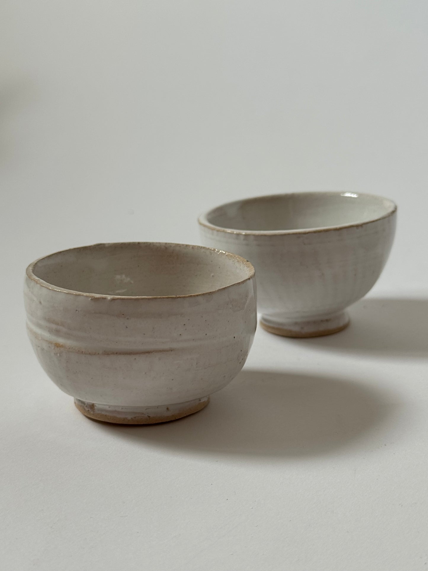 White Studio Pottery Bowls