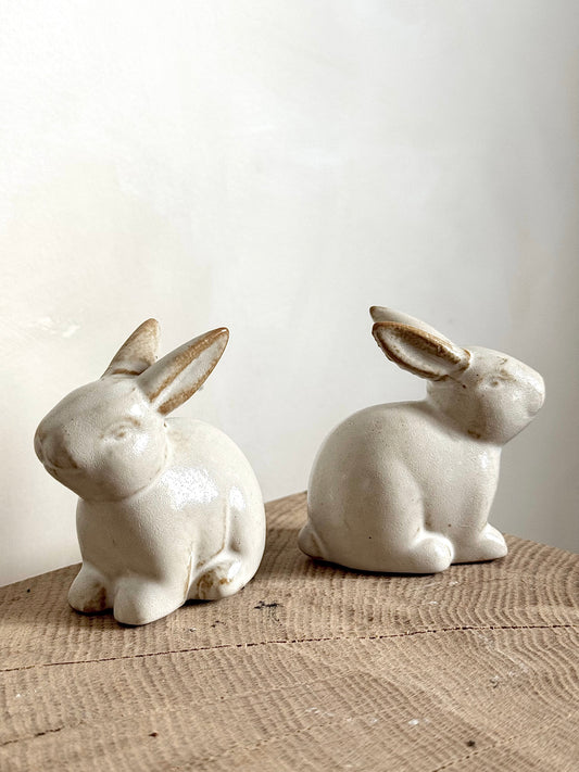 Small Ceramic Standing Decorative Bunny
