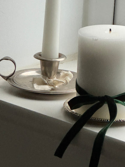 Vintage Silver Candle Holder