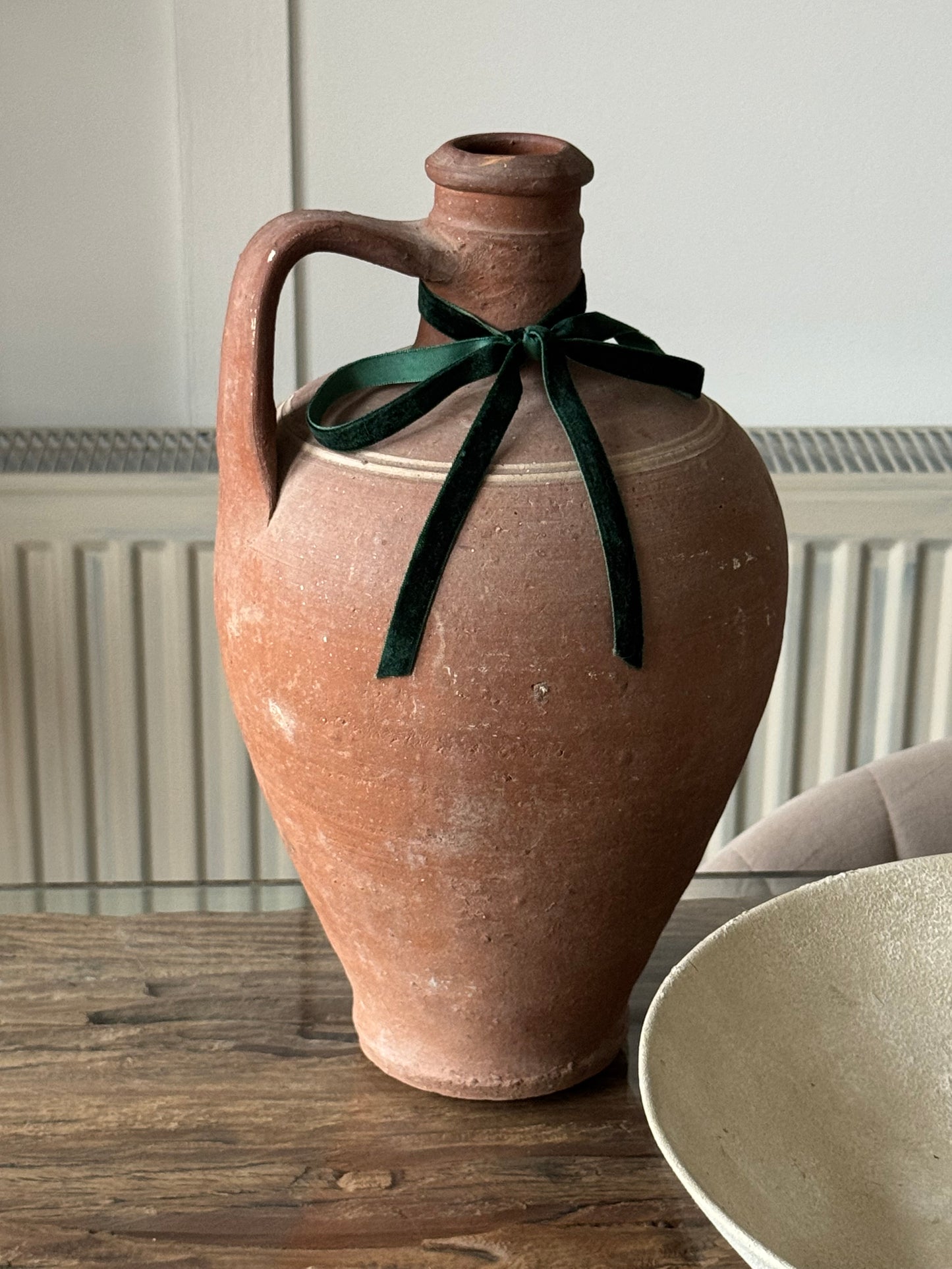 Large Terracotta Handled Vessel