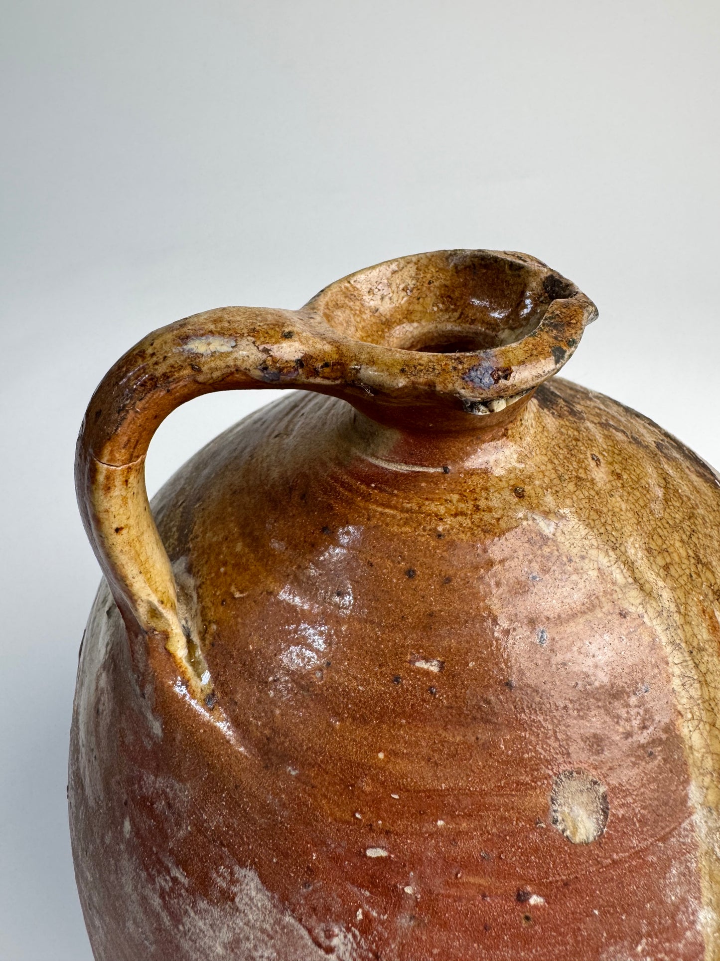 Antique French Stoneware Jug