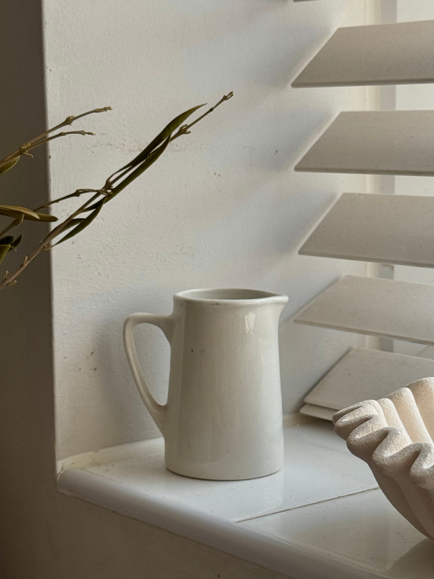 Vintage small white jug