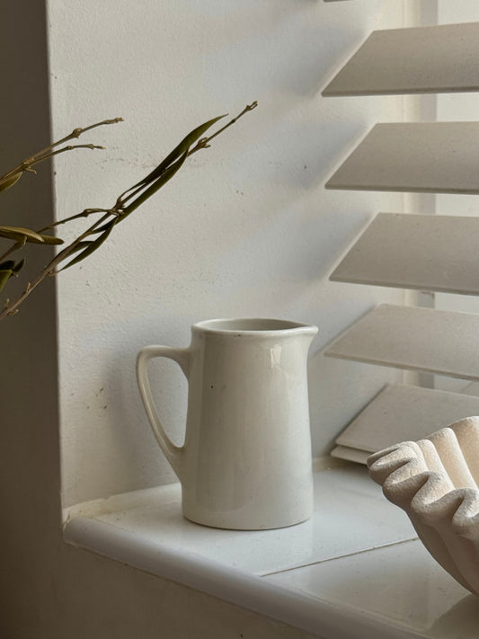 Vintage small white jug