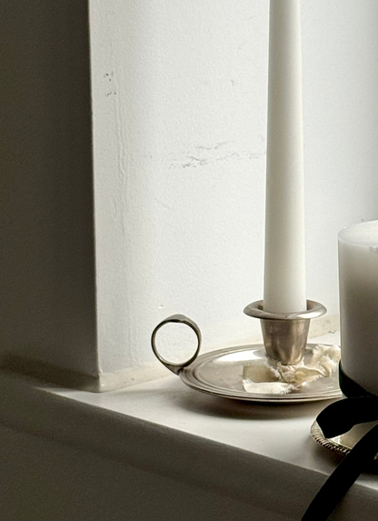 Vintage Silver Candle Holder