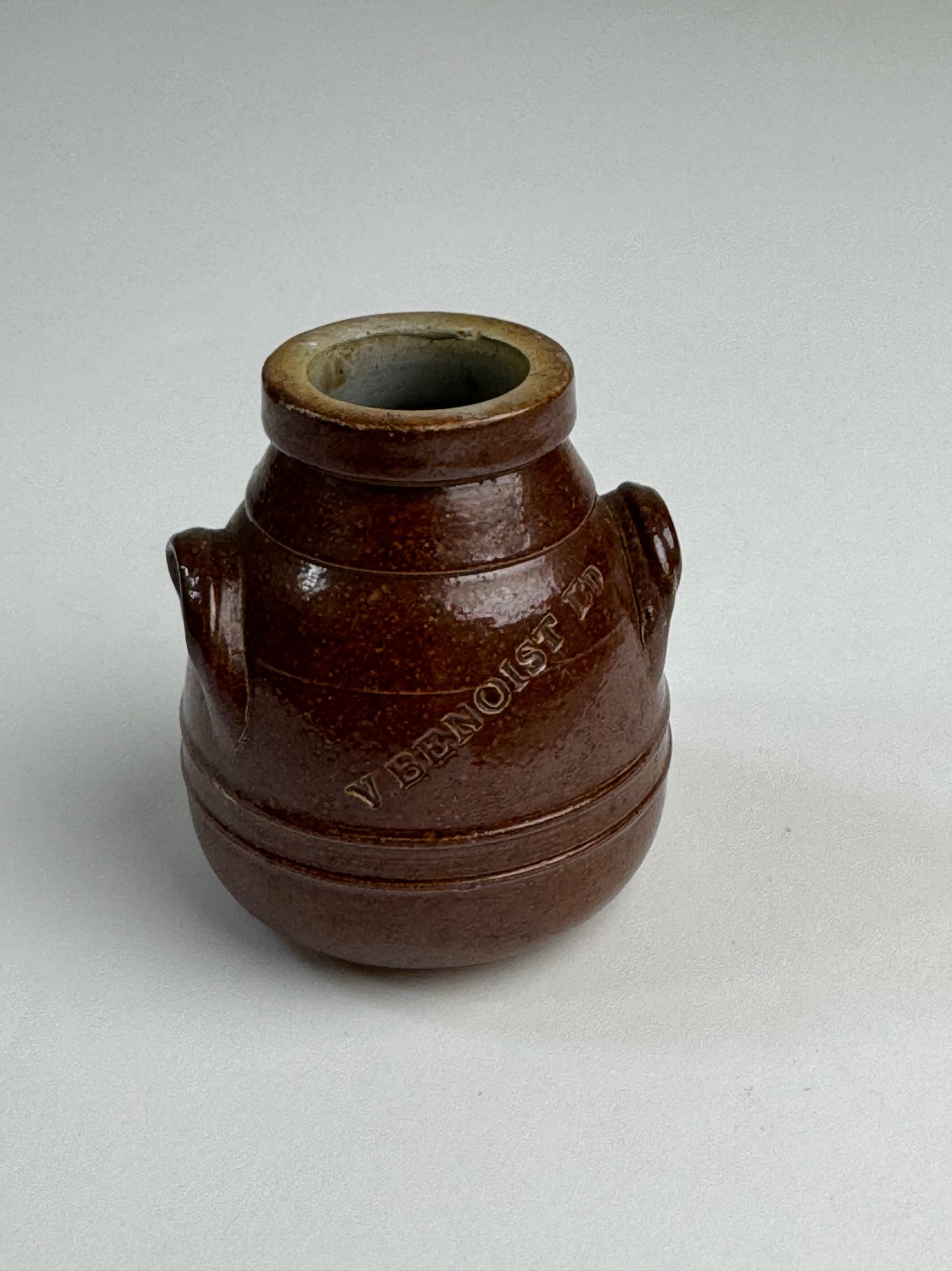 Small vintage glazed pot