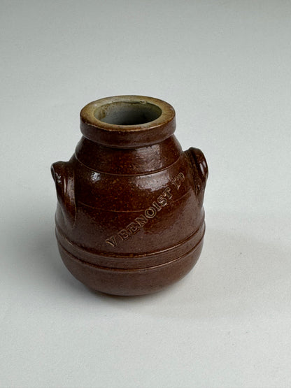 Small vintage glazed pot