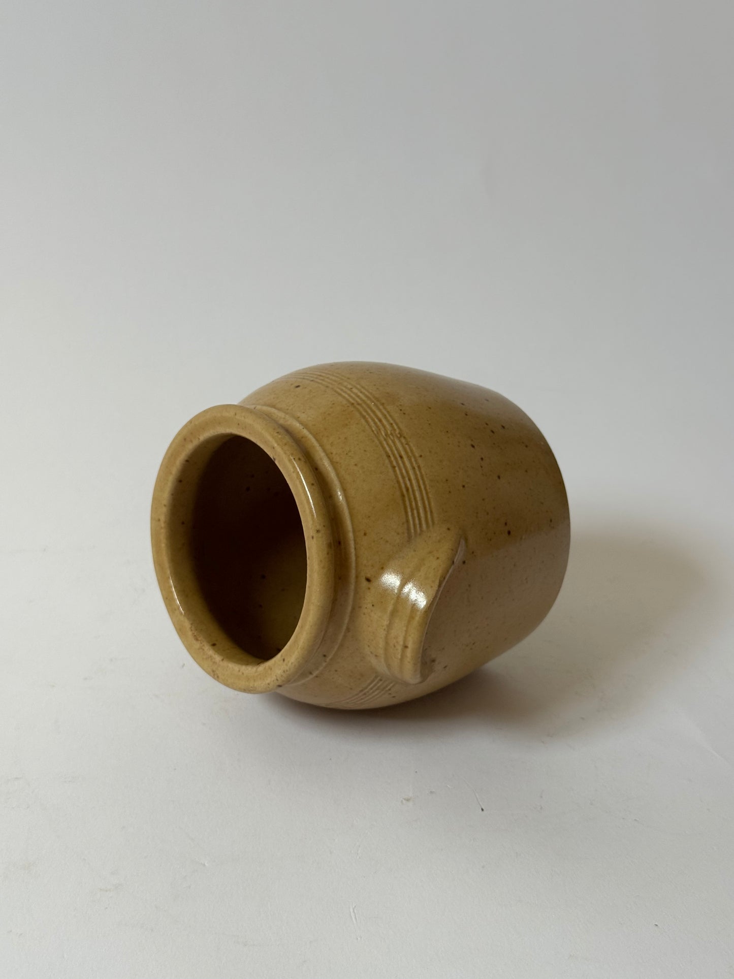 Small Mustard French Confit Pot