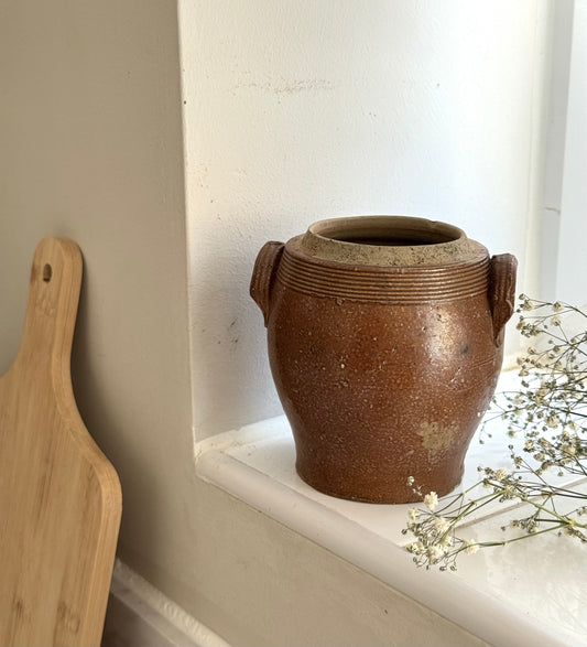 Vintage earthenware pot