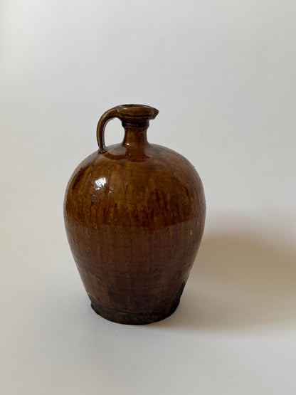 Large Amber Glaze Jug