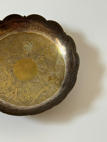 Scalloped Edge Vintage Dish