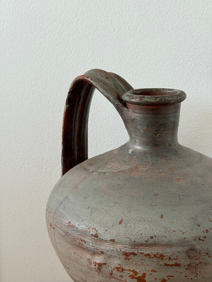 Large vintage terracotta jug