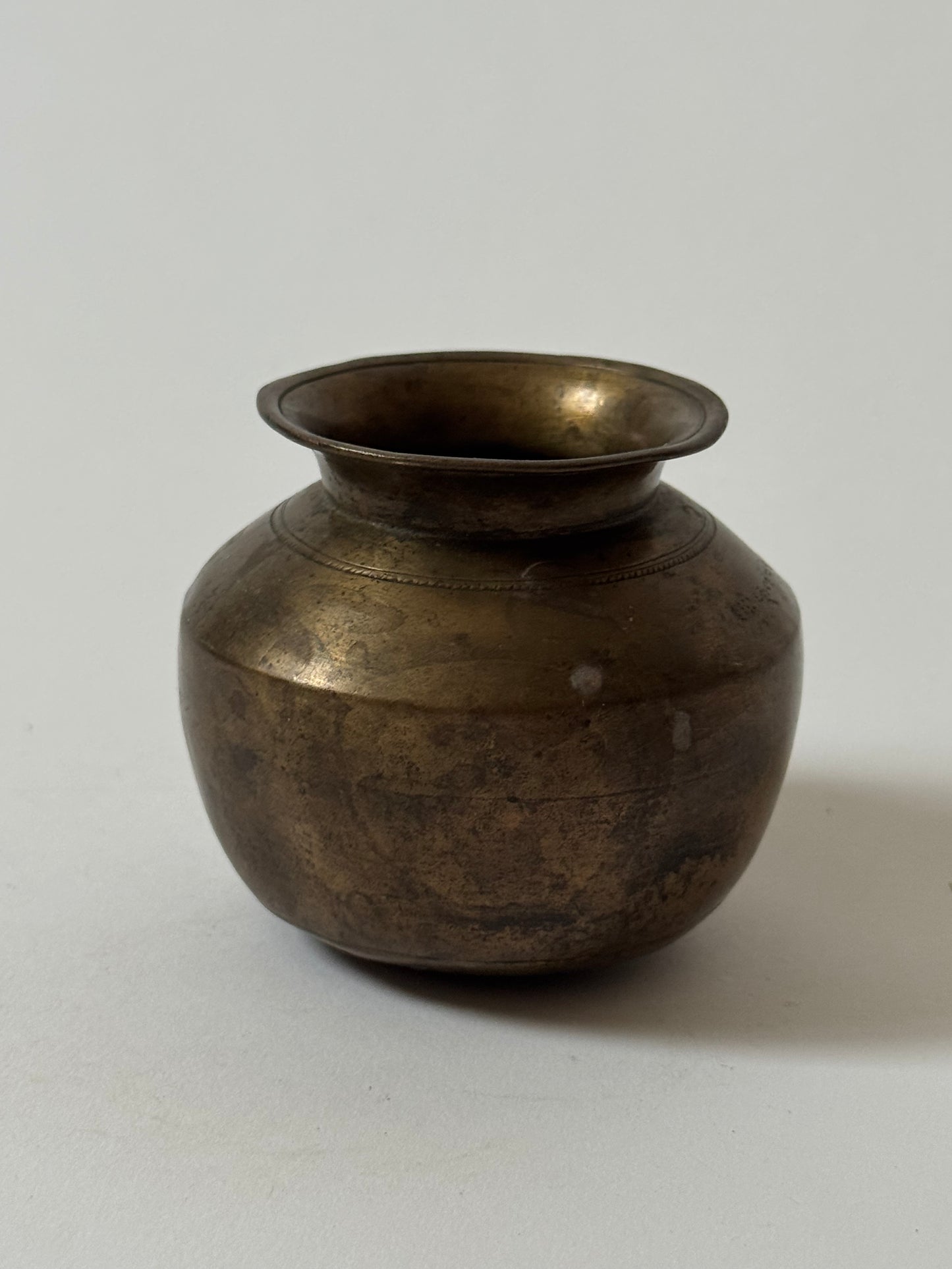 Small Vintage Brass Pots